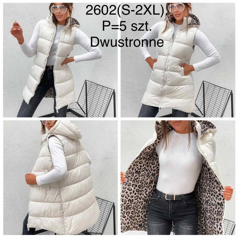 Kamizelka damkie Roz S-2XL, 1 Kolor Paczka 5 szt